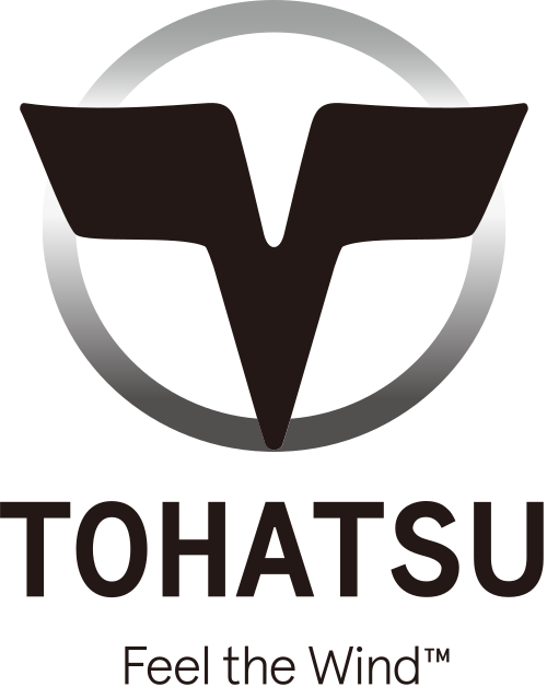 Логотип Tohatsu Feel the wind в векторе/svg