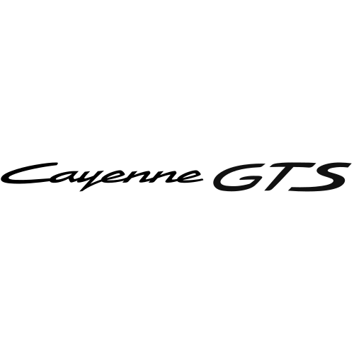 Porsche Cayenne GTS Vector/SVG Logo