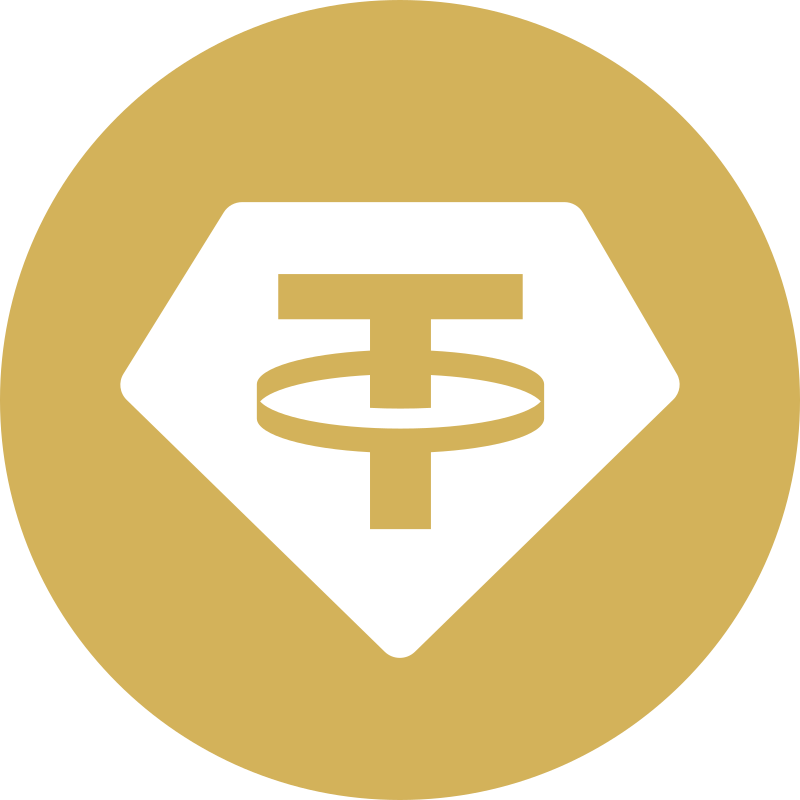 Tether Gold Symbol SVG/矢量 Logo