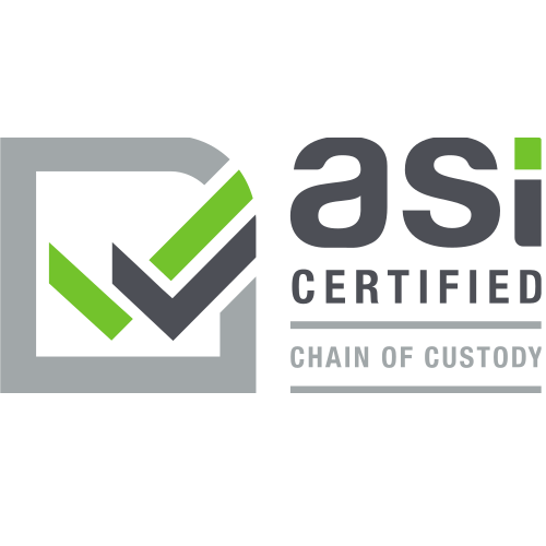 Логотип asi Certified Chain Of Custody в векторе/svg