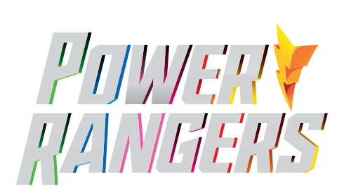 Power Rangers Colored SVG 로고 벡터